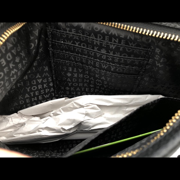 NWT Kate Spade ♠️ Black Clutch tassel Palmer - Picture 6 of 8